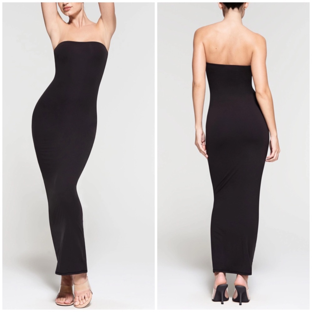 NEW Skims fits everybody strapless tube maxi dress - Picture 2 of 6
